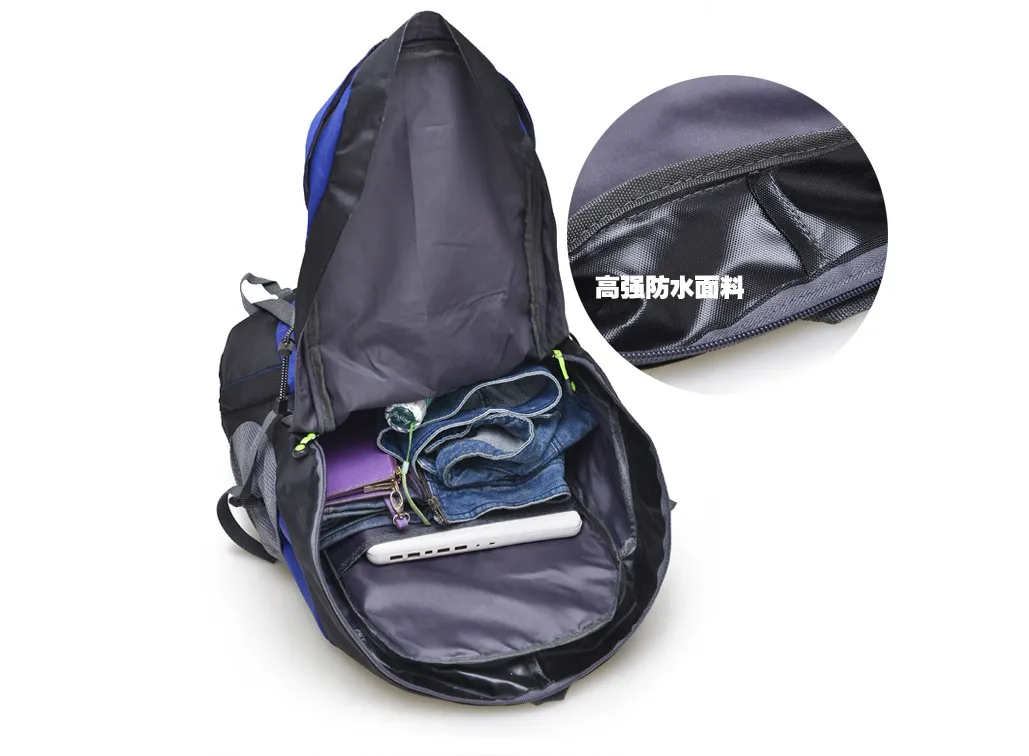50L Backpack Hiking Camping Waterproof 20 Kgs