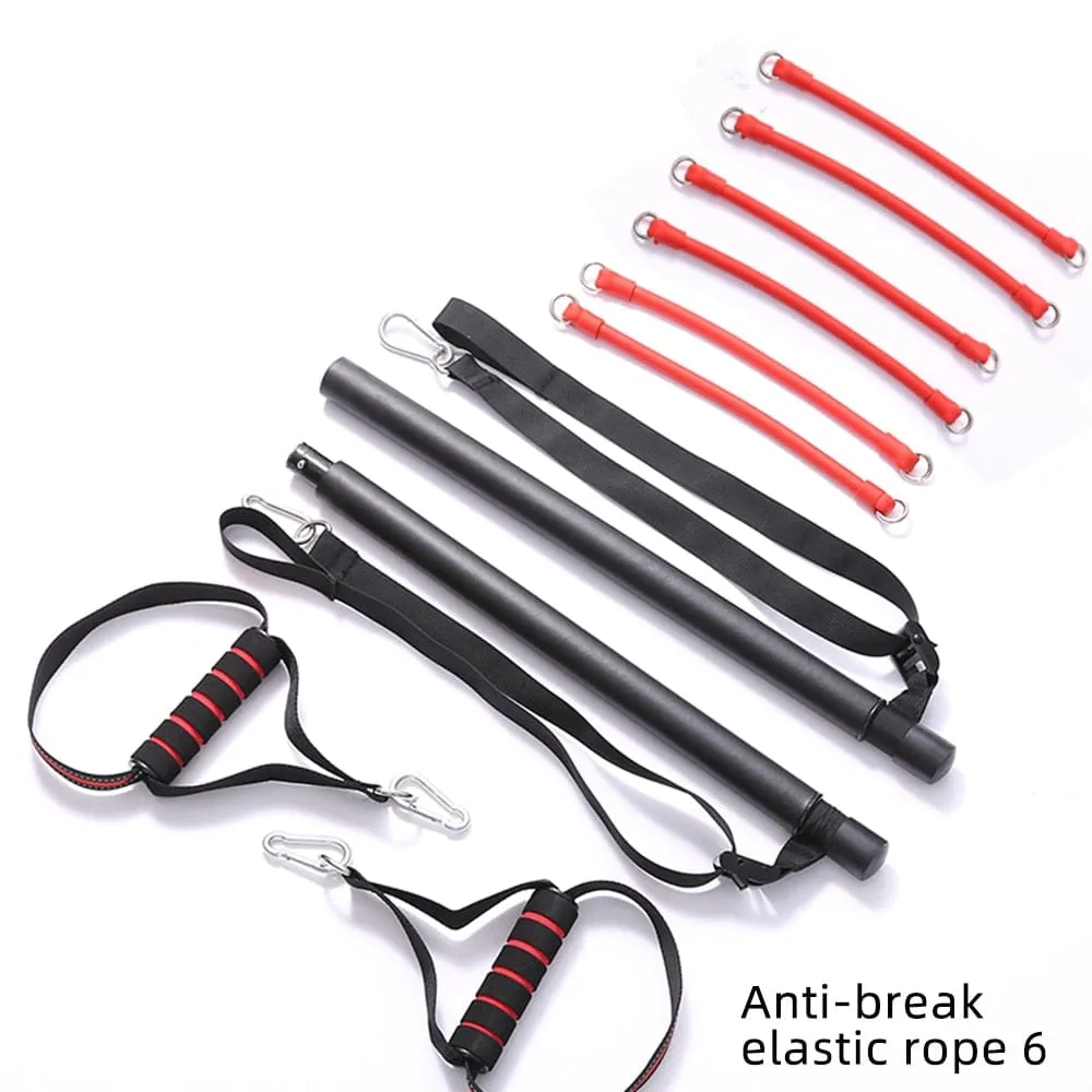 Allrj Pro Tension Bar With Resistance Bands