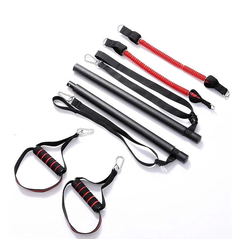 Allrj Pro Tension Bar With Resistance Bands