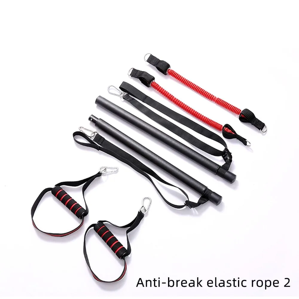 Allrj Pro Tension Bar With Resistance Bands