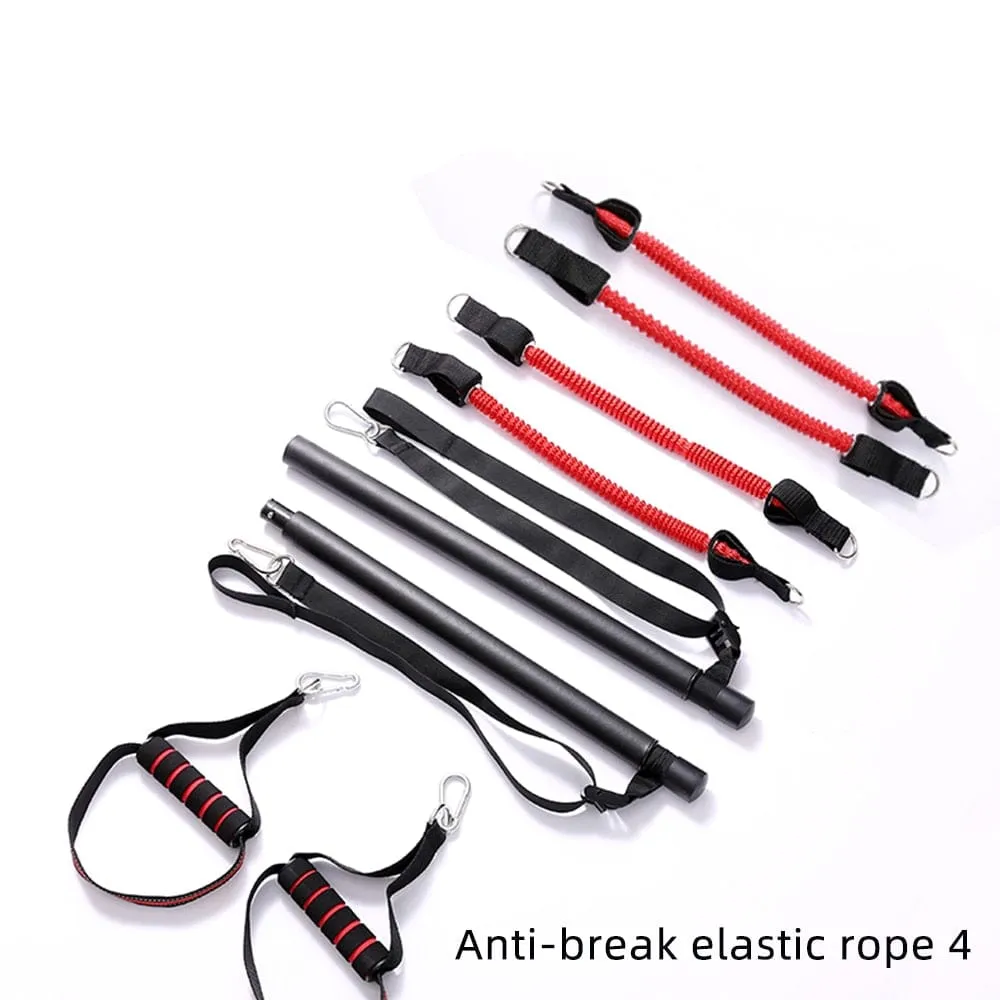 Allrj Pro Tension Bar With Resistance Bands