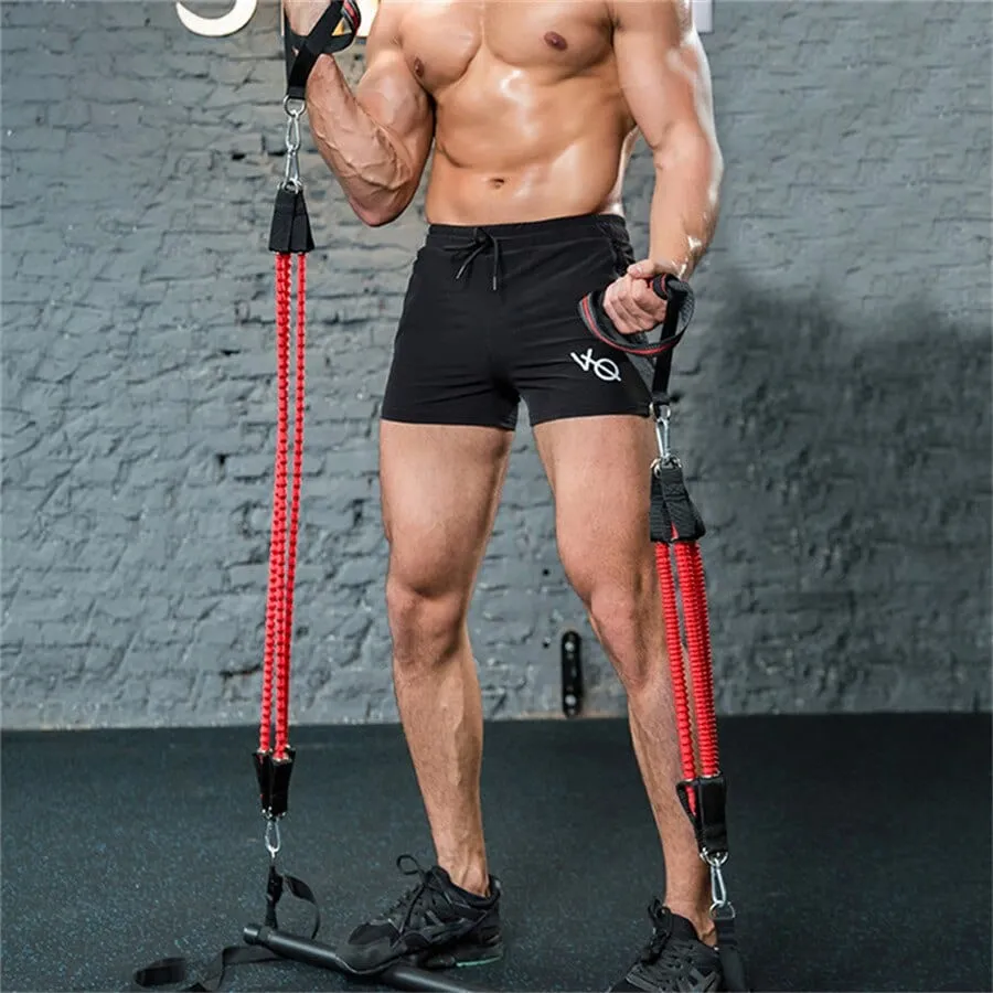 Allrj Pro Tension Bar With Resistance Bands