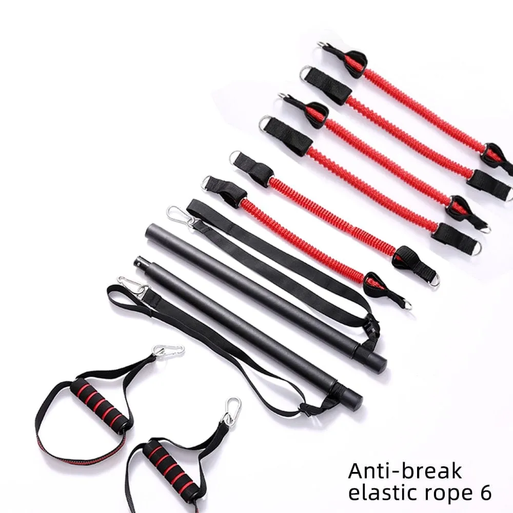 Allrj Pro Tension Bar With Resistance Bands