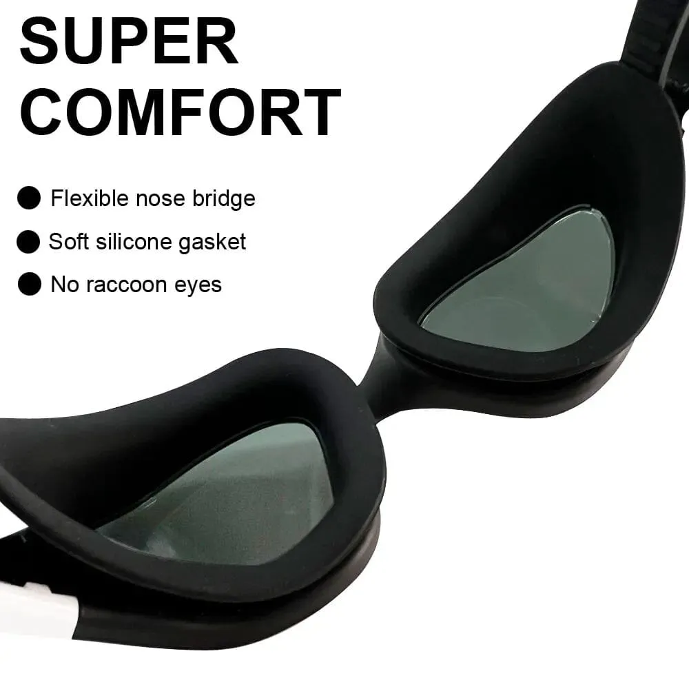 Anti Fog Swimming Goggles with Crystal Clear Vision