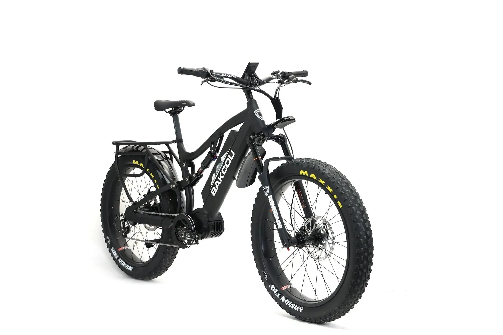 Bakcou Storm Jäger Electric Bike 48V, 750-1500W Smart Mid-Drive Motor Full Suspension