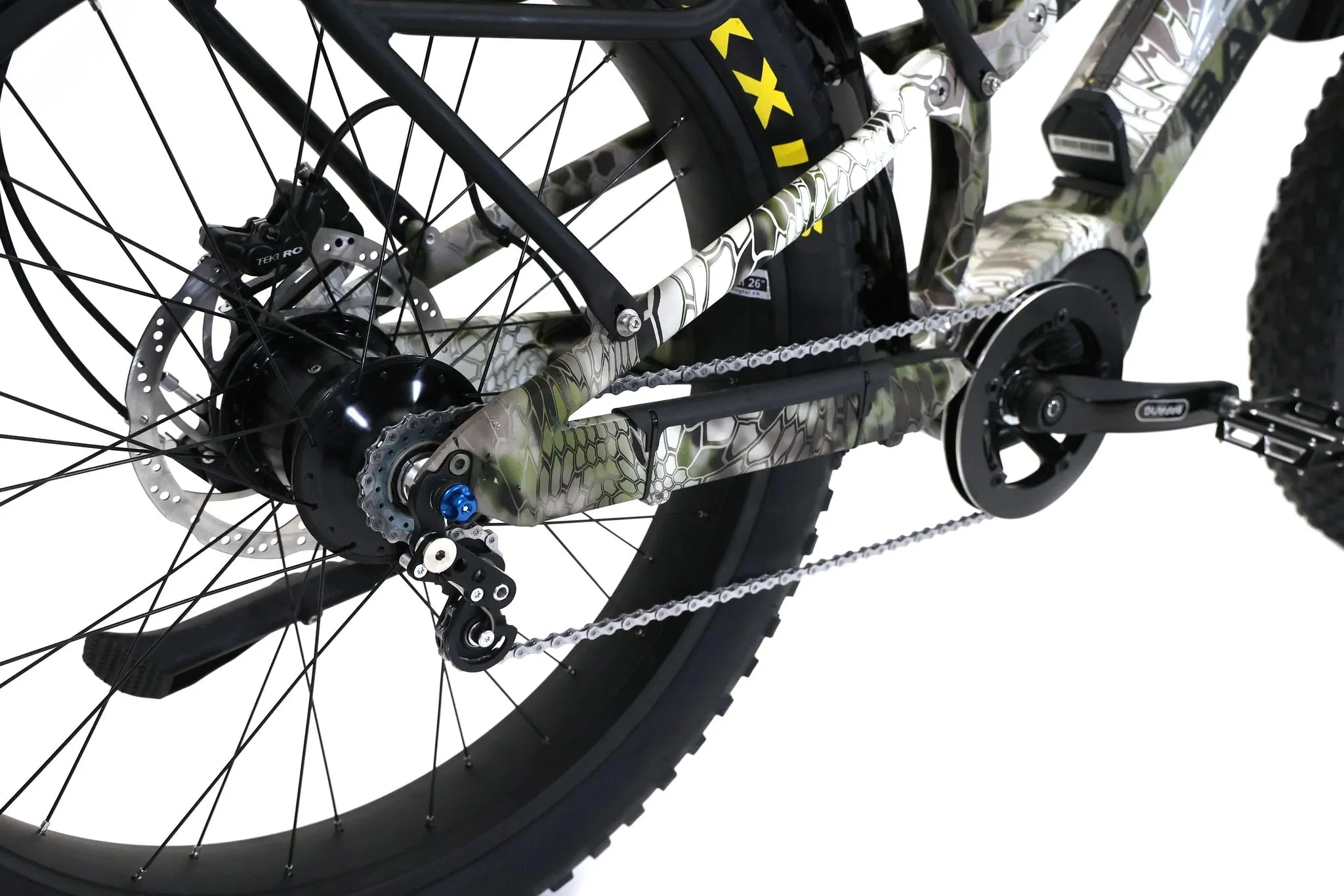 Bakcou Storm Jäger Electric Bike 48V, 750-1500W Smart Mid-Drive Motor Full Suspension