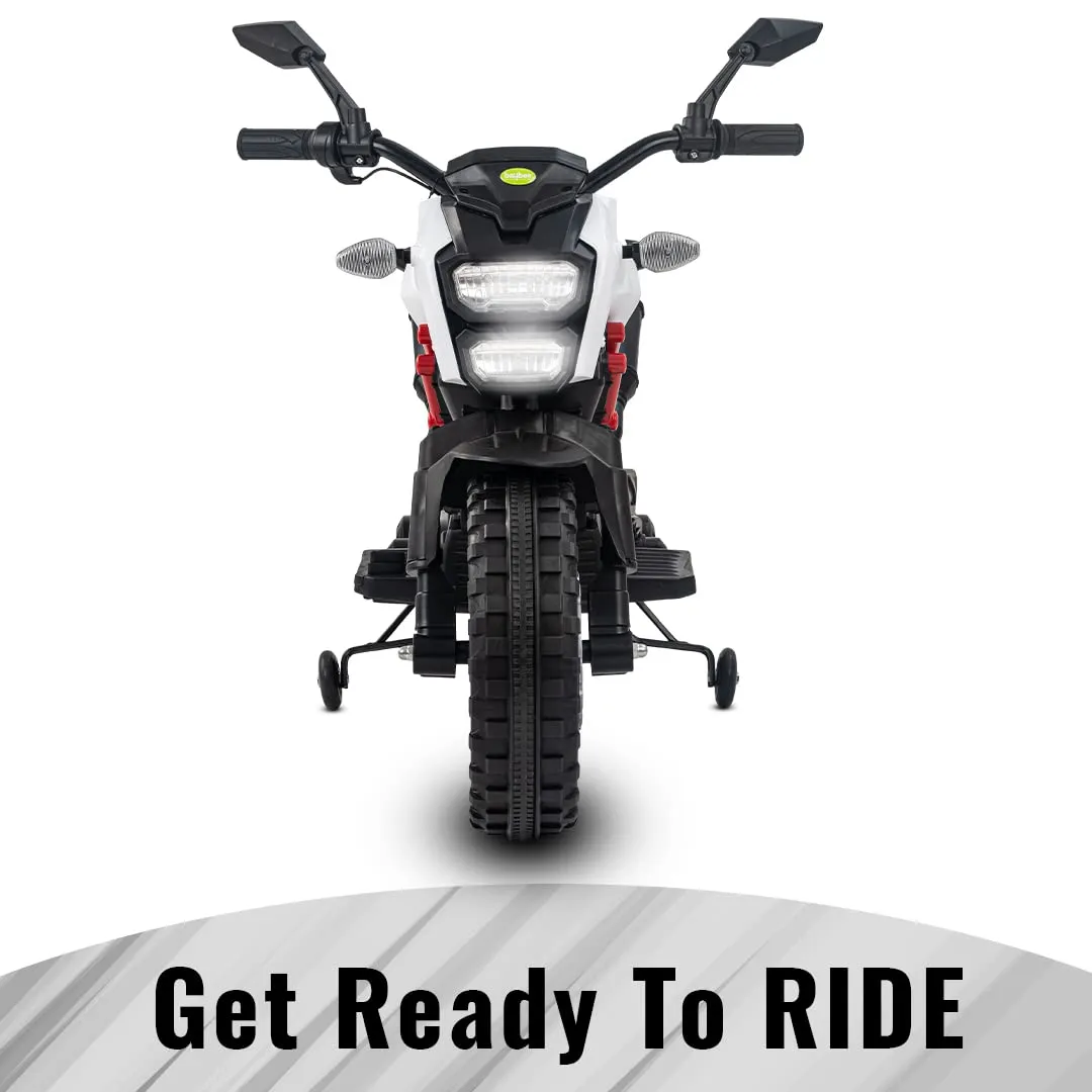 Baybee Adventure Battery Operated Bike for Kids with LED Lights & Music