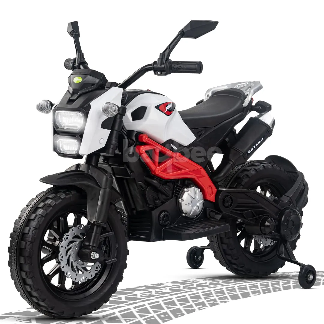 Baybee Adventure Battery Operated Bike for Kids with LED Lights & Music