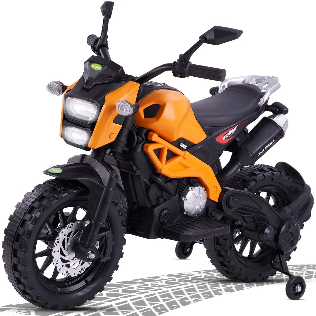 Baybee Adventure Battery Operated Bike for Kids with LED Lights & Music