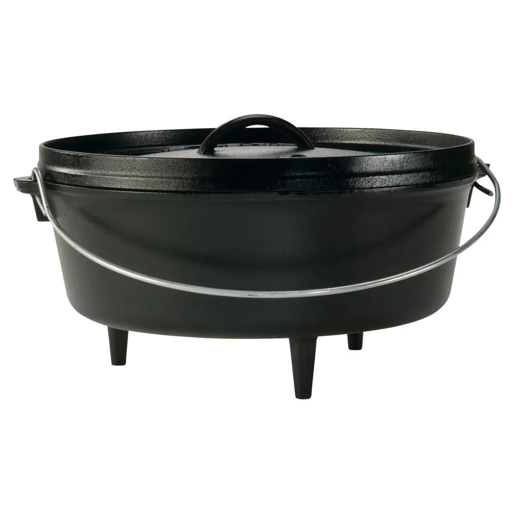 Cast Iron Camp Dutch Oven - 5.6L, 30cm