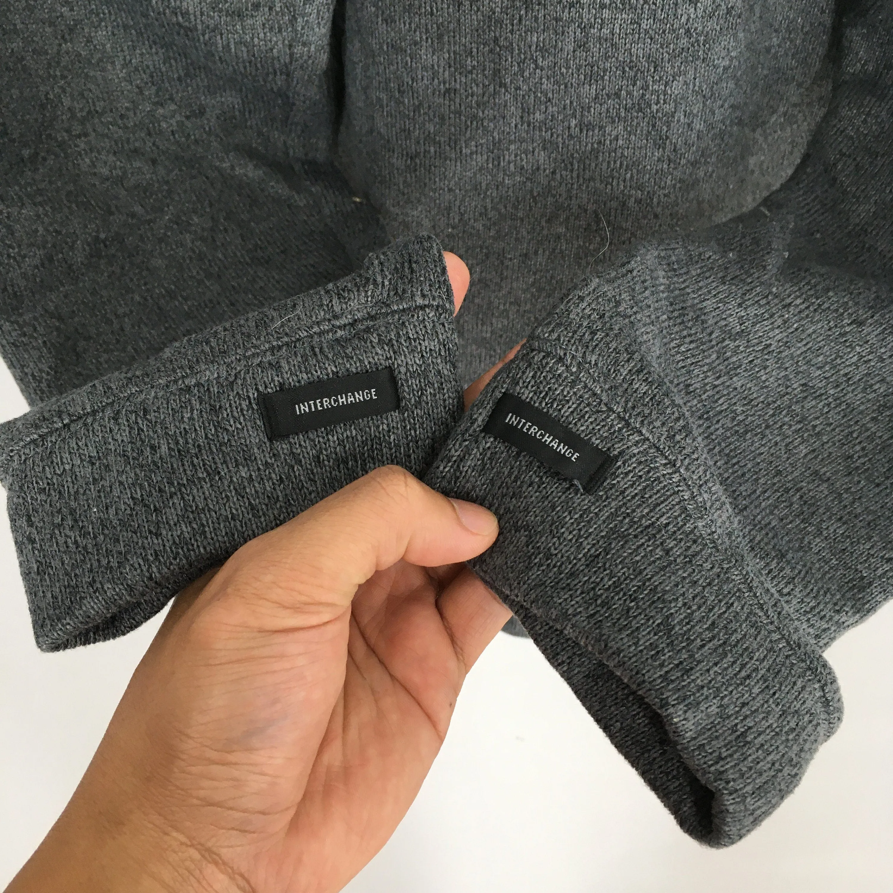 Columbia Fleece Gray Zipper Sweater XLarge