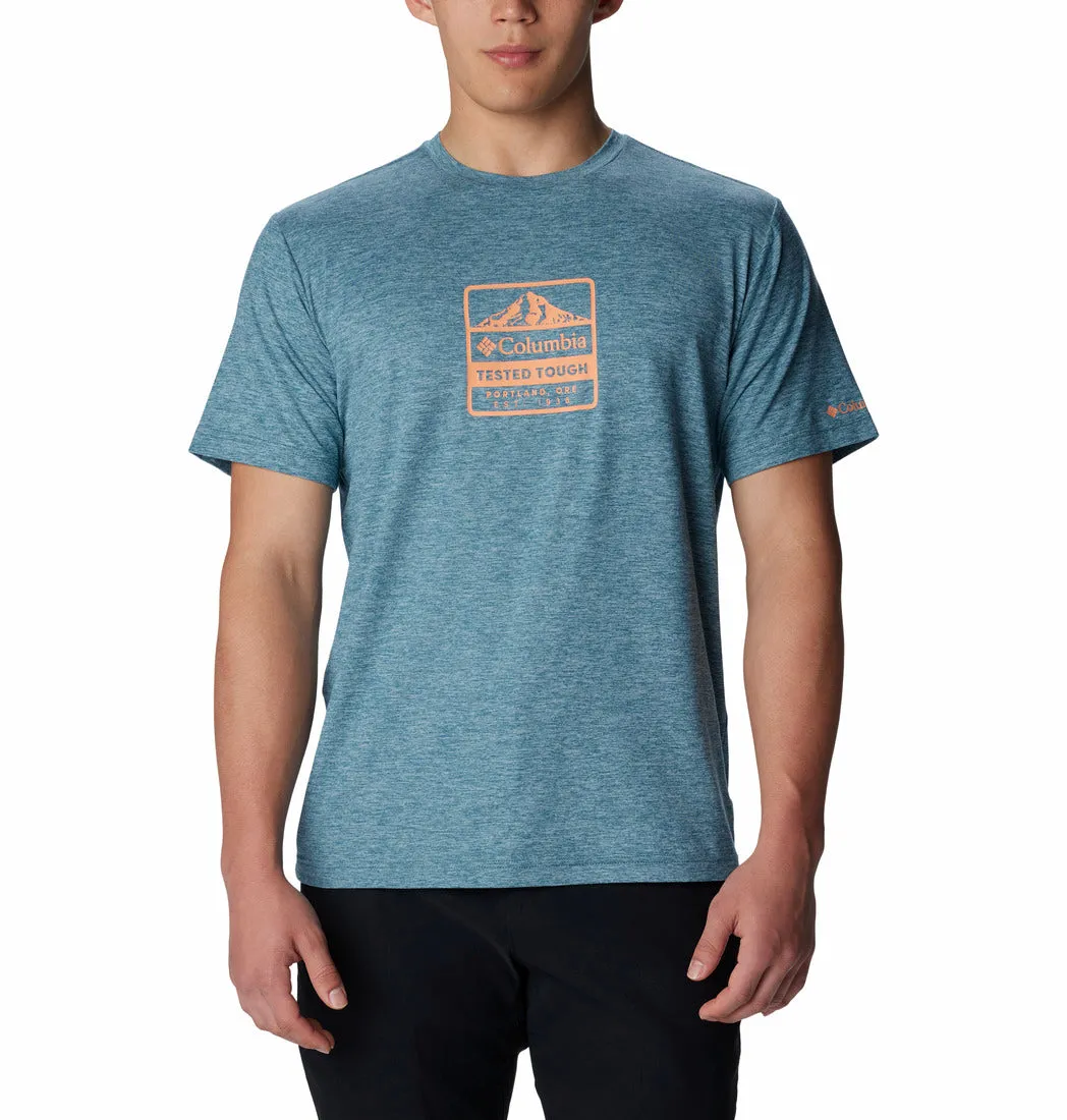 Columbia Mens Kwick Hike Graphic Short Sleeve T-Shirt