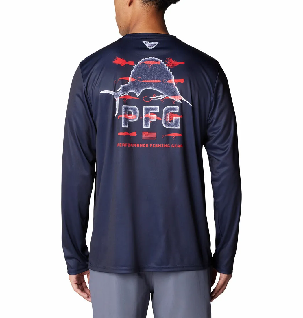 Columbia Mens Terminal Tackle PFG Bait Jumper Long Sleeve T-Shirt