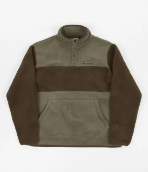 Columbia Rugged Ridge II Sherpa 1/2 Snap Fleece - Stone Green / Olive Green