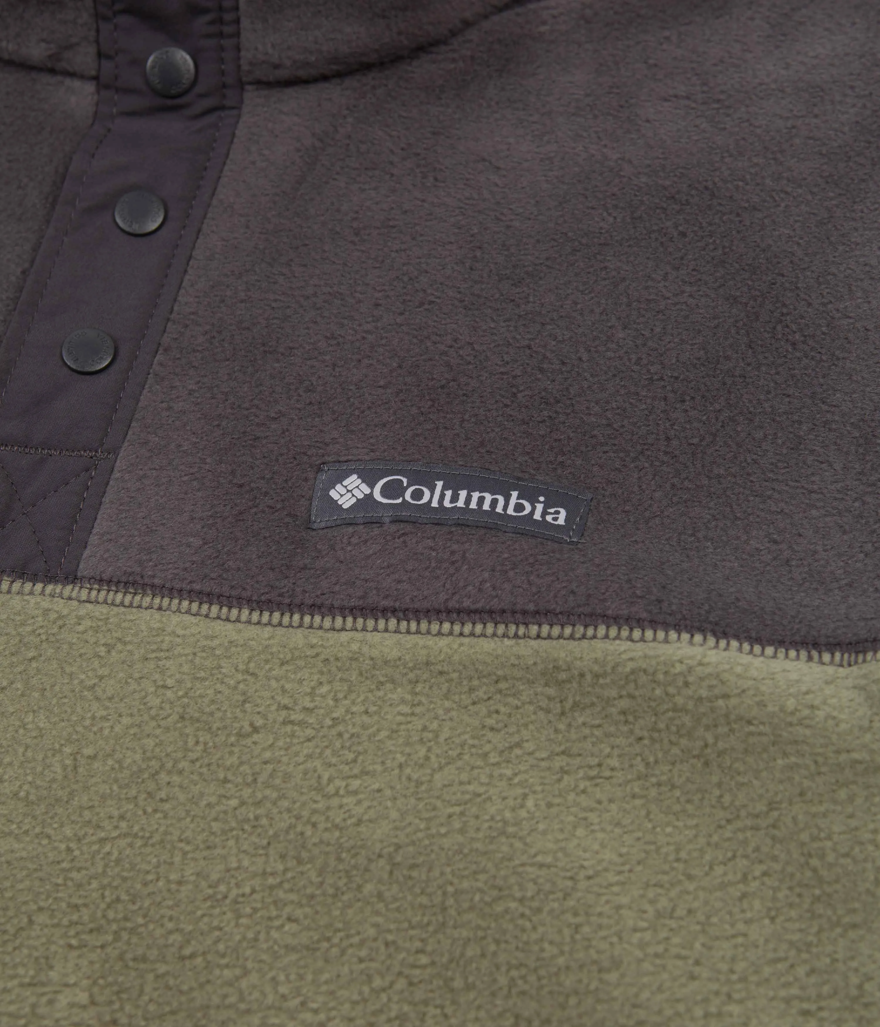 Columbia Steens Mountain 1/2 Snap Fleece - Stone Green / Shark
