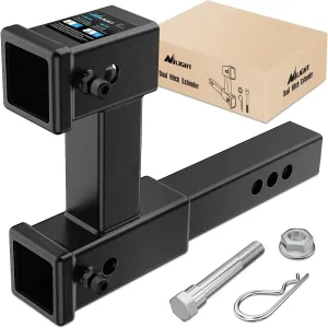 Dual Receiver Extender Fit 2inch Receiver Tube