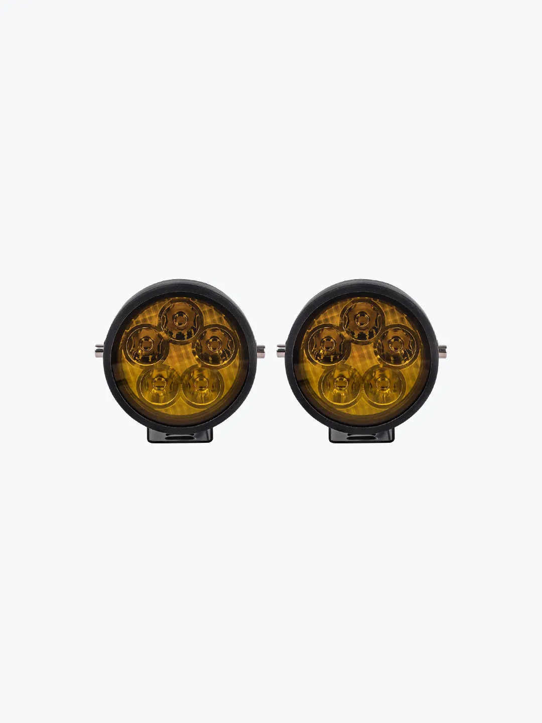 HJG 5 LED Cap Round Pair Foglight
