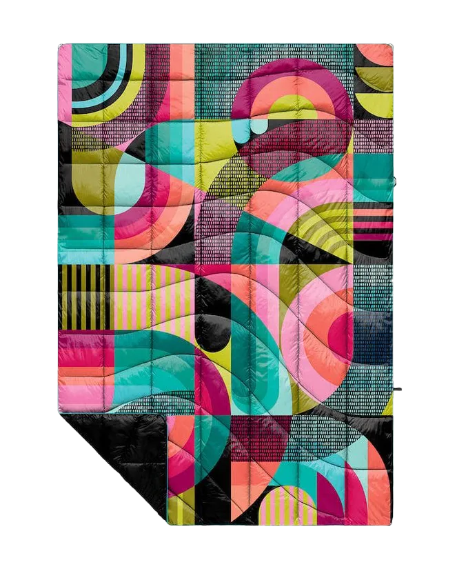 Nanoloft Puffy Blanket in Chromatic Voyage