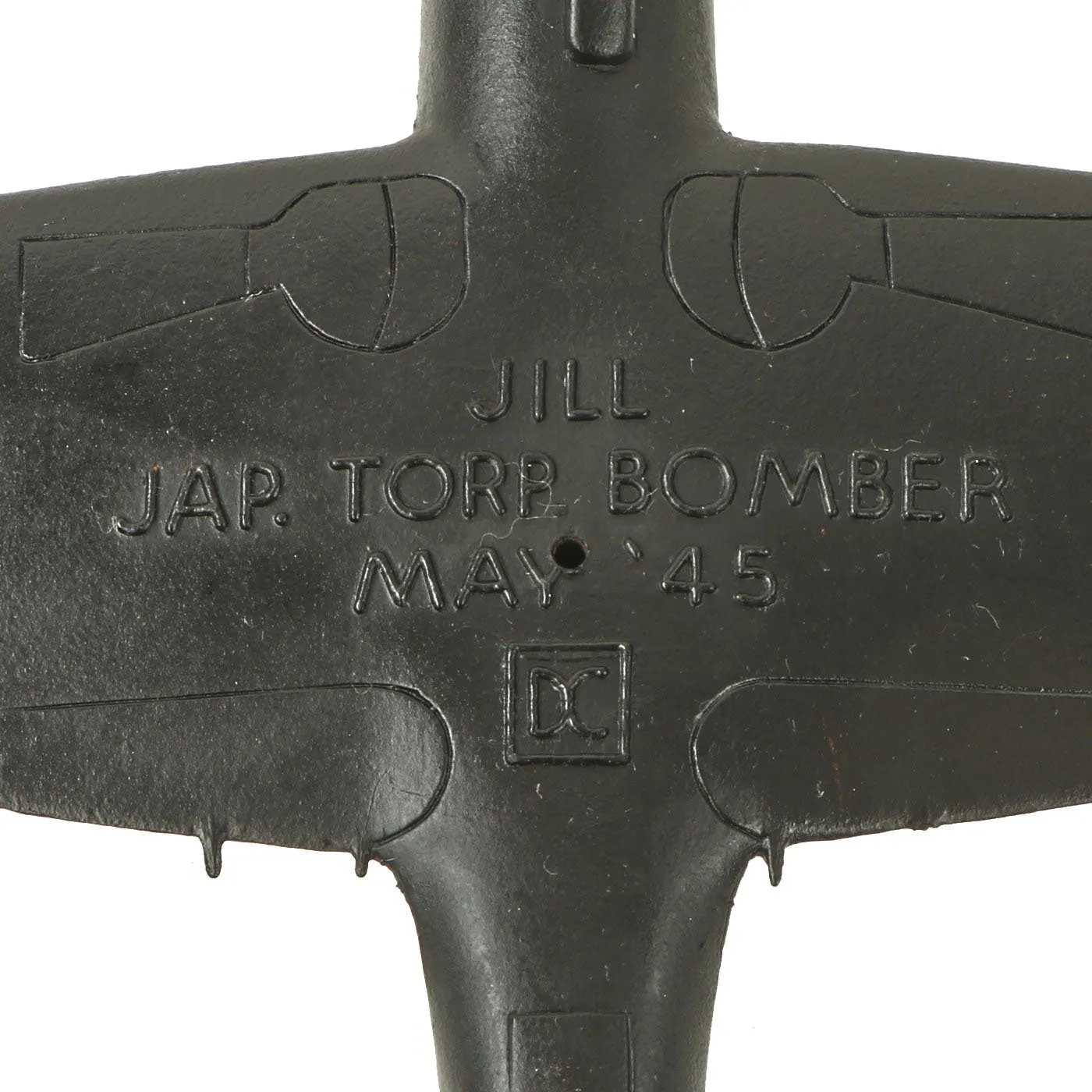 Original U.S. WWII 1945 Japanese Nakajima B6N "Jill" Night Fighter Recognition Model Airplane by Design Center