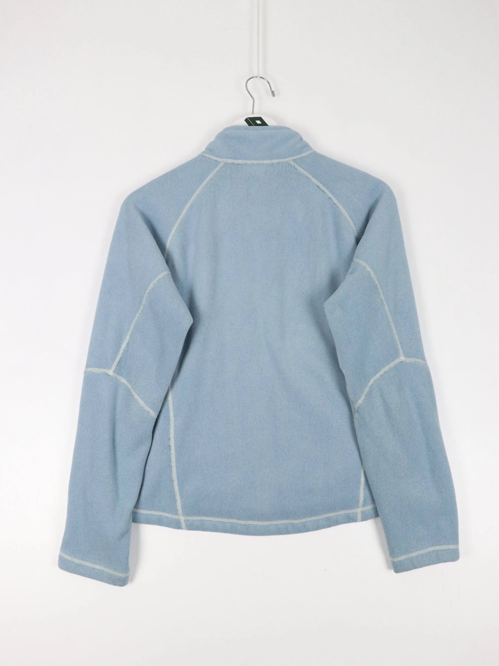 REI Sweater Womens Small Blue Fleece Lined Full Zip Outdoor