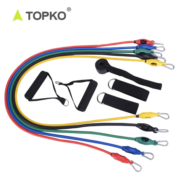 Resistance Bands Set,Exercise Bands,5 Tube Fitness Bands with Door Anchor,Handles,Portable Bag，Physical Therapy, Shape Body,Home Workouts
