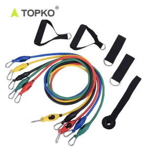 Resistance Bands Set,Exercise Bands,5 Tube Fitness Bands with Door Anchor,Handles,Portable Bag，Physical Therapy, Shape Body,Home Workouts