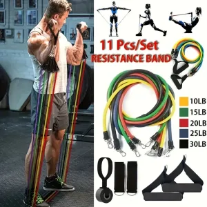 Sport Rubber Resistance Bands - Elastic Fitness Bands