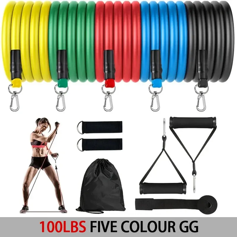 Sport Rubber Resistance Bands - Elastic Fitness Bands