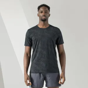 Sweat Wicking Shirt Men Fashion Brands T-shirt Crew Neck Fashion Men's Clothing