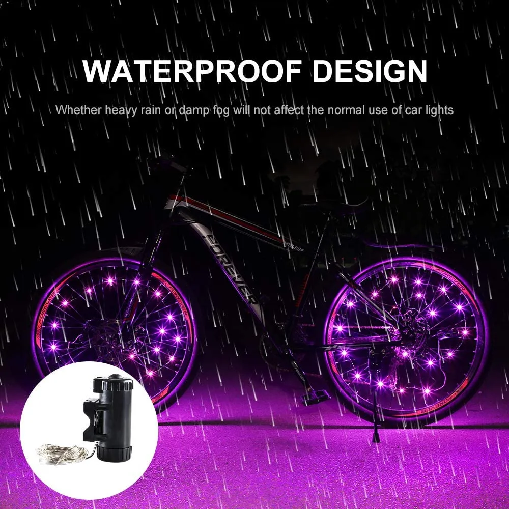 Wholesale Ornaments Bike Wheel Spoke Light (2 Tires)