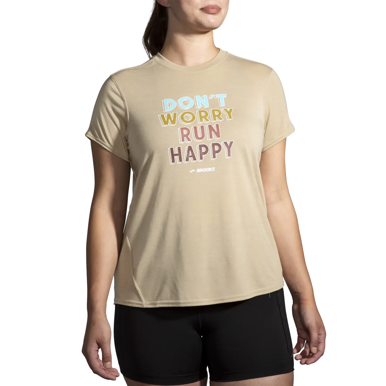 Women's Brooks Distance Graphic Short Sleeve - 221600-255
