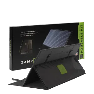 Zamp Solar OBSIDIAN® SERIES 100-Watt Portable Kit (No Charge Controller Included) -Unregulated